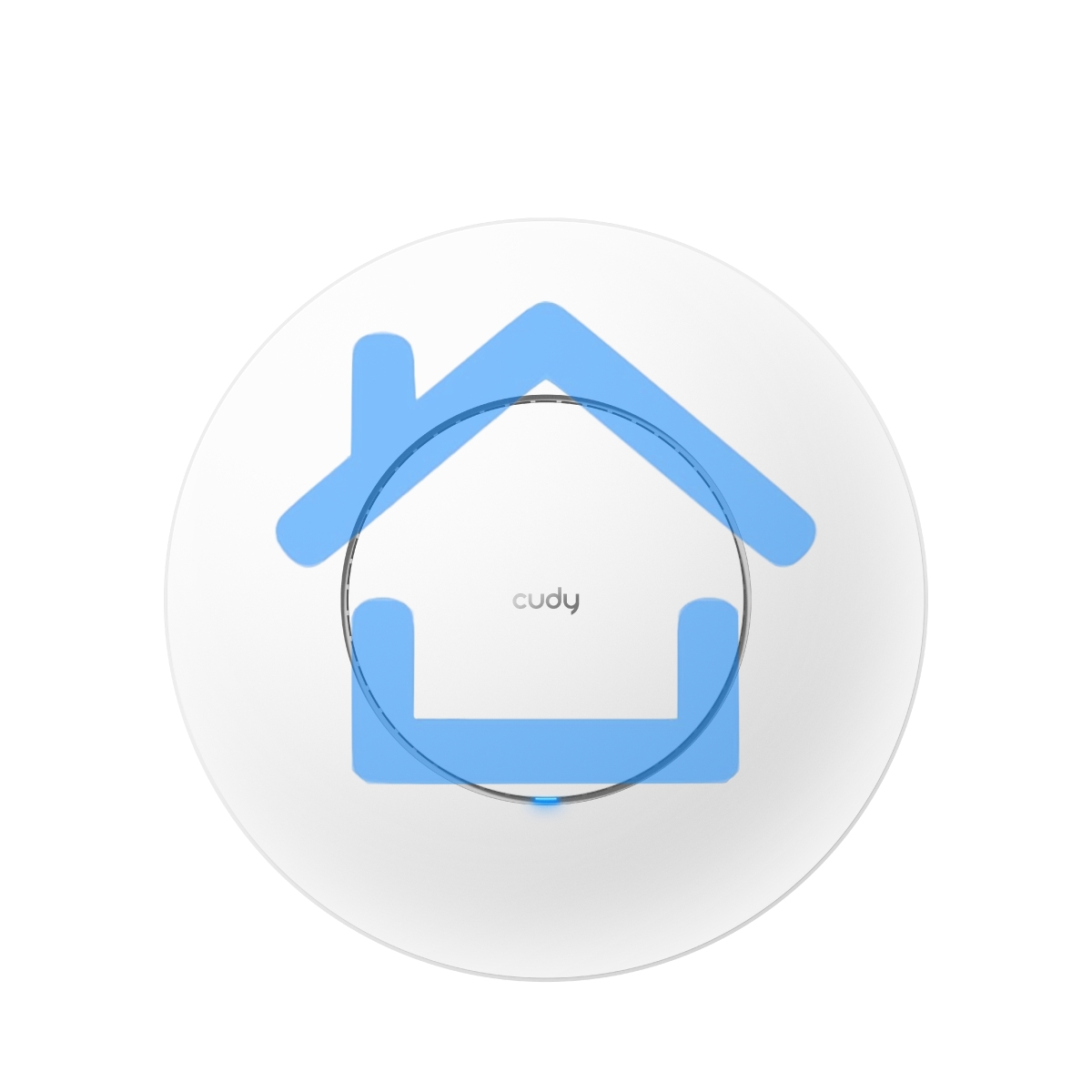Точка доступа CUDY AC1200 Dual Band Gigabit Ceiling Mount Access Point, MT7621DAN+MT7613B+MT7603E, 867Mbps at 5GHz + 300Mbps at 2.4GHz, 1 x GbE RJ45 Port, Support 12V DC or 802.3af PoE or Passive PoE, Internal Antennas, 48V passive PoE adapter included, C