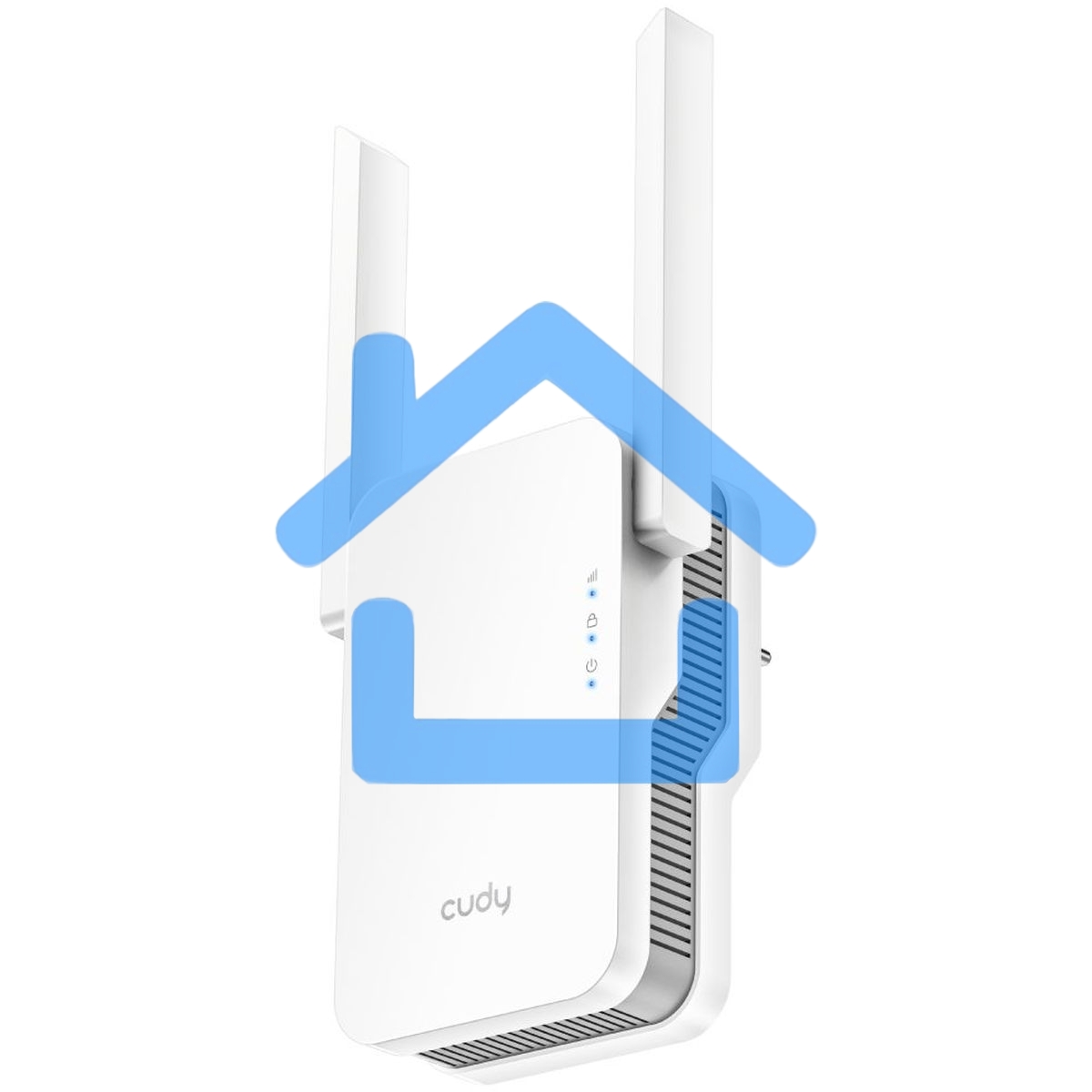Повторитель беспроводного сигнала Cudy RE1800 AX1800 10/100/1000BASE-TX/Wi-Fi белый