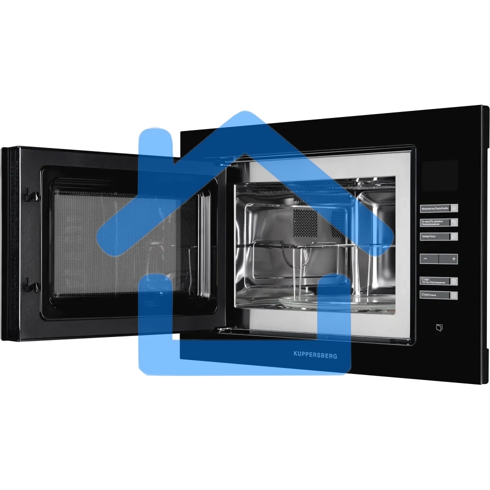 Встраиваемая микроволновая печь Kuppersberg HMW 645 B, 18 л, High-Tech, 700 Вт, 8 программ, черный