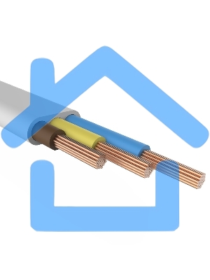 Провод ПБГВВ/ПУГСП 3x2,5 мм² 100 м ГОСТ 26445-85, ТУ 3551-021-38229892-2017