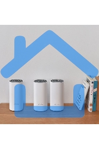 Домашняя Mesh Wi-Fi система TP-Link Deco E4 (3-Pack), 1167Мбит/с (5 ГГц: до 867 Мбит/с + 2,4 ГГц: до 300 Мбит/с), 2 порта 100 Мбит/с, 2 встроенные антенны на каждом модуле Deco