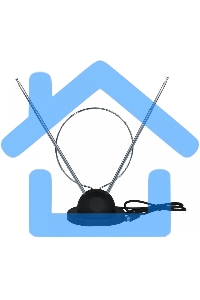 Антенна телевизионная Starwind CA-100 7дБ пассивная черный