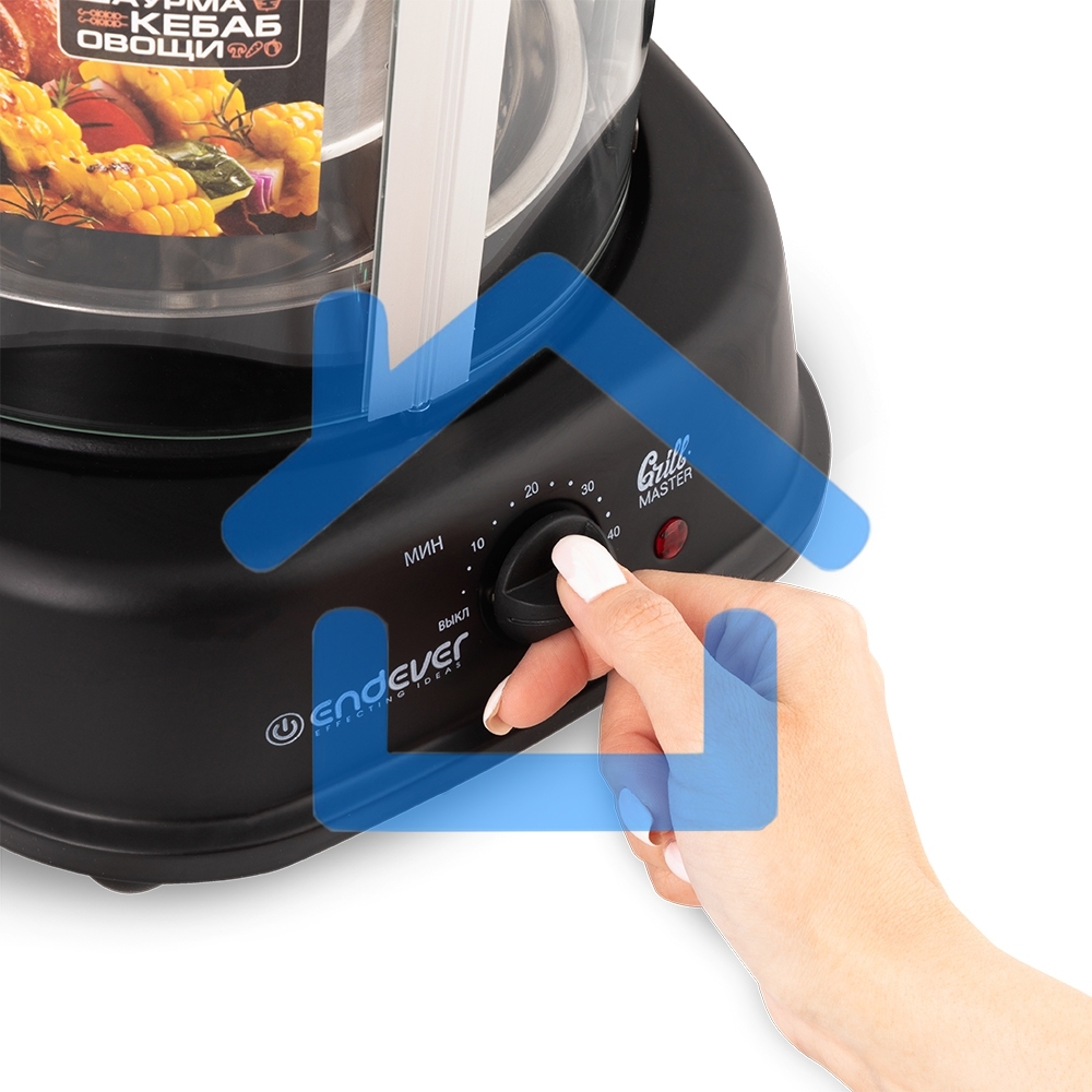Электрический вертикальный гриль Endever Grillmaster 300