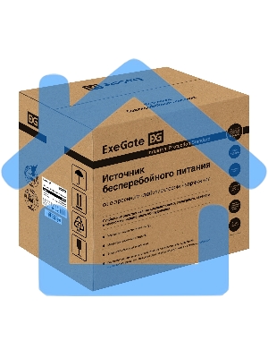Комплект ИБП EX295990RUS + батарея 26Aч EX285663RUS 4шт (инвертор, синус, для котла) ExeGate SineTower SZ-3000.LCD.AVR.3SH.1C13.RJ.USB <3000VA/2400W, чистый синусоида, LCD дисплей, AVR, 3*Schuko+1*C13, RJ45/11, USB, линейно-интерактивный, черный> + батаре