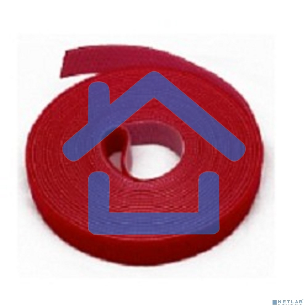 Лента (липучка) в рулоне Hyperline WASNR-5x16-RD, ширина 16 мм, длина 5 м, красная