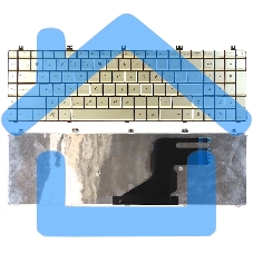 Клавиатура для ноутбука Asus N55 N55S N75 N75S серебристая