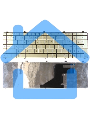 Клавиатура для ноутбука Asus N55 N55S N75 N75S серебристая