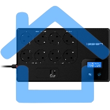 Источник бесперебойного питания Ippon Kirpich 850 480Вт 850ВА черный