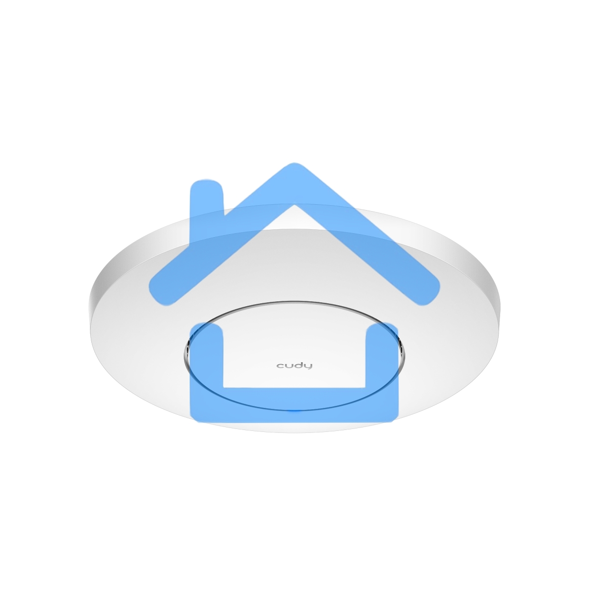 Точка доступа CUDY AC1200 Dual Band Gigabit Ceiling Mount Access Point, MT7621DAN+MT7613B+MT7603E, 867Mbps at 5GHz + 300Mbps at 2.4GHz, 1 x GbE RJ45 Port, Support 12V DC or 802.3af PoE or Passive PoE, Internal Antennas, 48V passive PoE adapter included, C