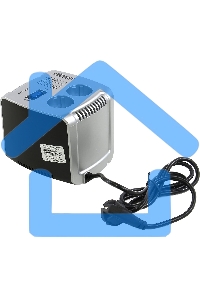 Сетевой фильтр Powerman Стабилизаторы напряжения AVS 1000 C Black\Silver (1000ВА,5А,КПД 98%,без индикации,настольный)