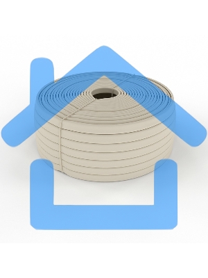 Трубка кембрик ТВ-40 ПВХ Rexant, d= 8 мм