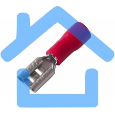 Клемма плоская изолированная гнездо 5.6 мм 0.5-1.5 мм² (РПи-м 1.5-(4.8)/РПИм 1,25-5) Rexant