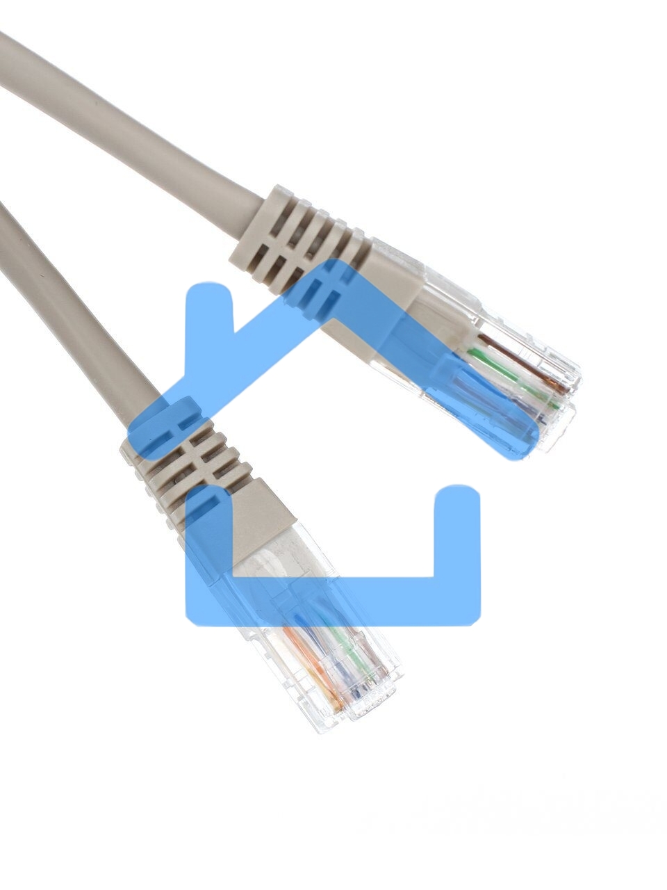 Патч-корд литой Aopen/Qust UTP кат.5е 30м серый