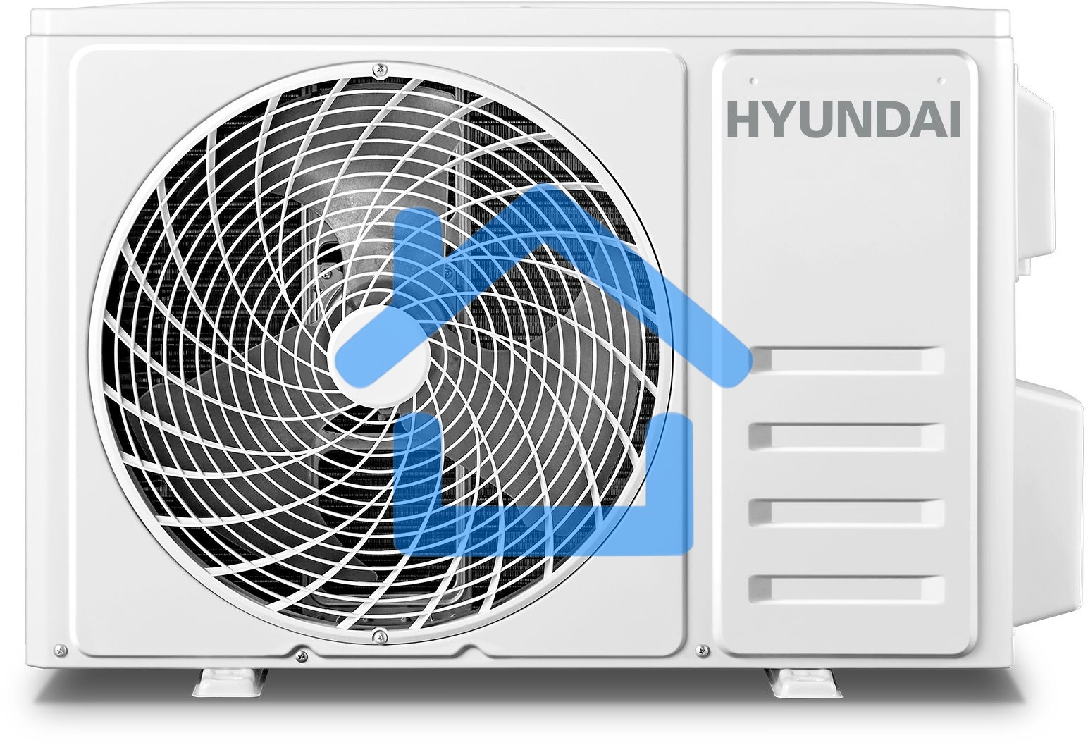 Кондиционер сплит-система Hyundai HAC-24/T-PRO 24000 BTU, 70 м², 31/47 дБ, охлаждение, обогрев, осушение, белый
