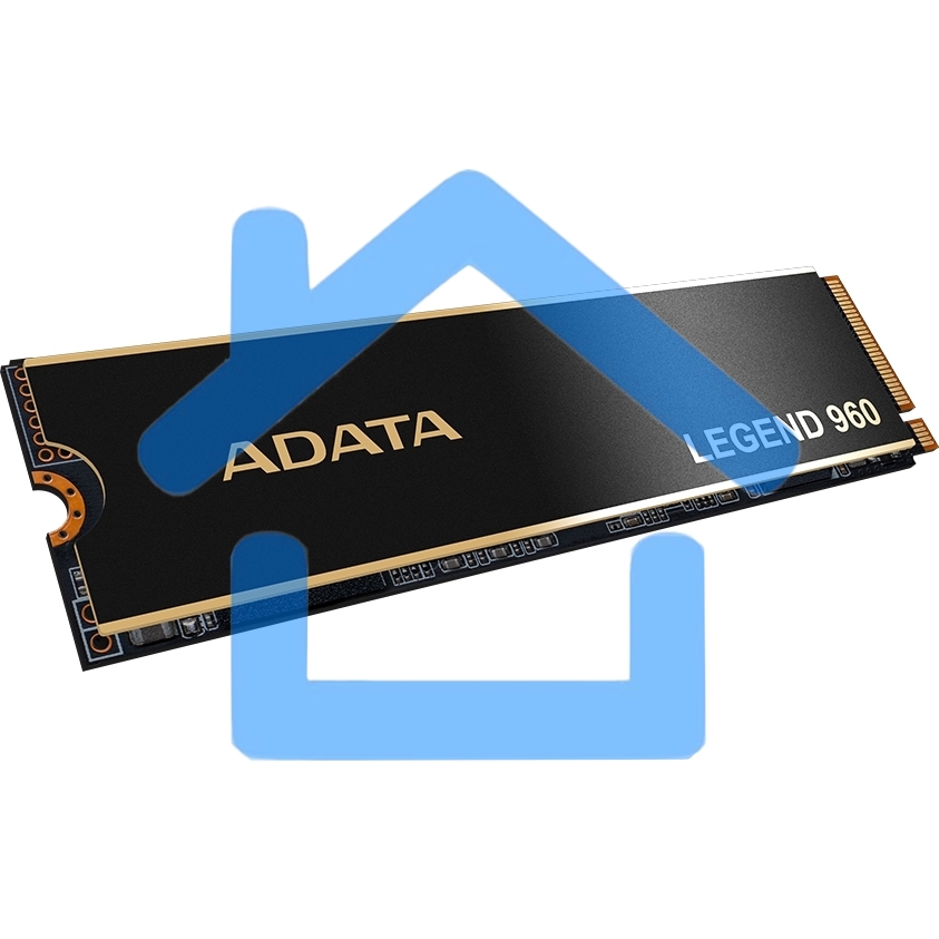 Накопитель SSD ADATA LEGEND 960, 4Tb, PCIe 4.0 x4, M.2 2280, NVMe, R/W 7400/6800, с радиатором