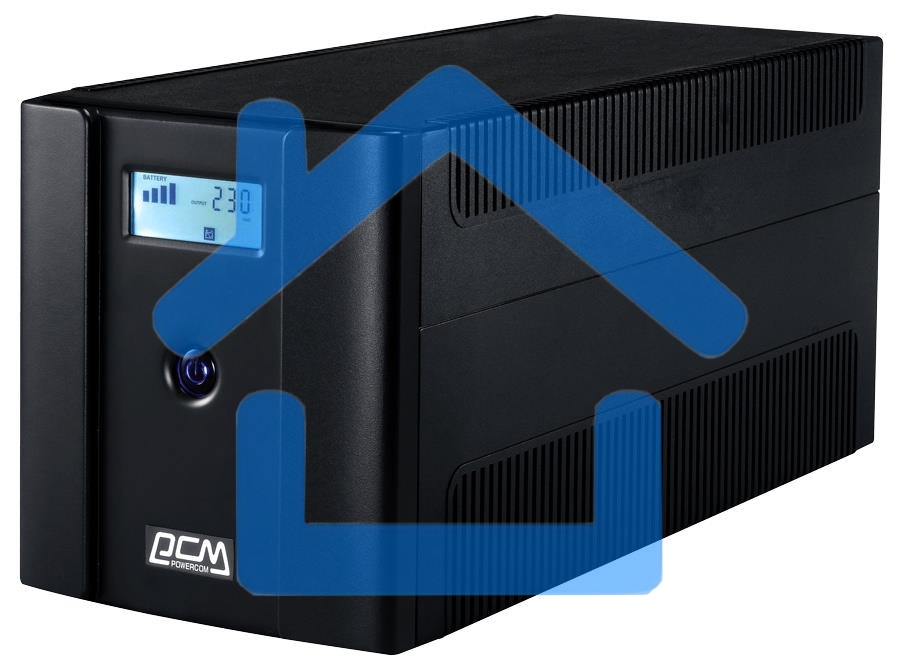 Источник бесперебойного питания Powercom Raptor RPT-2000AP 1200Вт 2000ВА черный