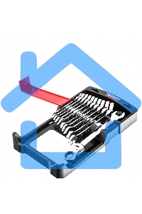 Набор ключей комбинированных Matrix, трещоточных шарнирных 11шт.