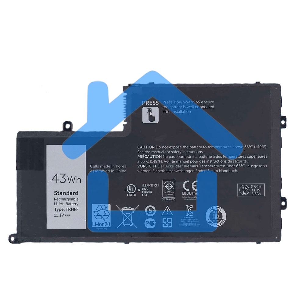 Аккумуляторная батарея для ноутбука Dell Inspiron 15-5547 43Wh TRHFF
