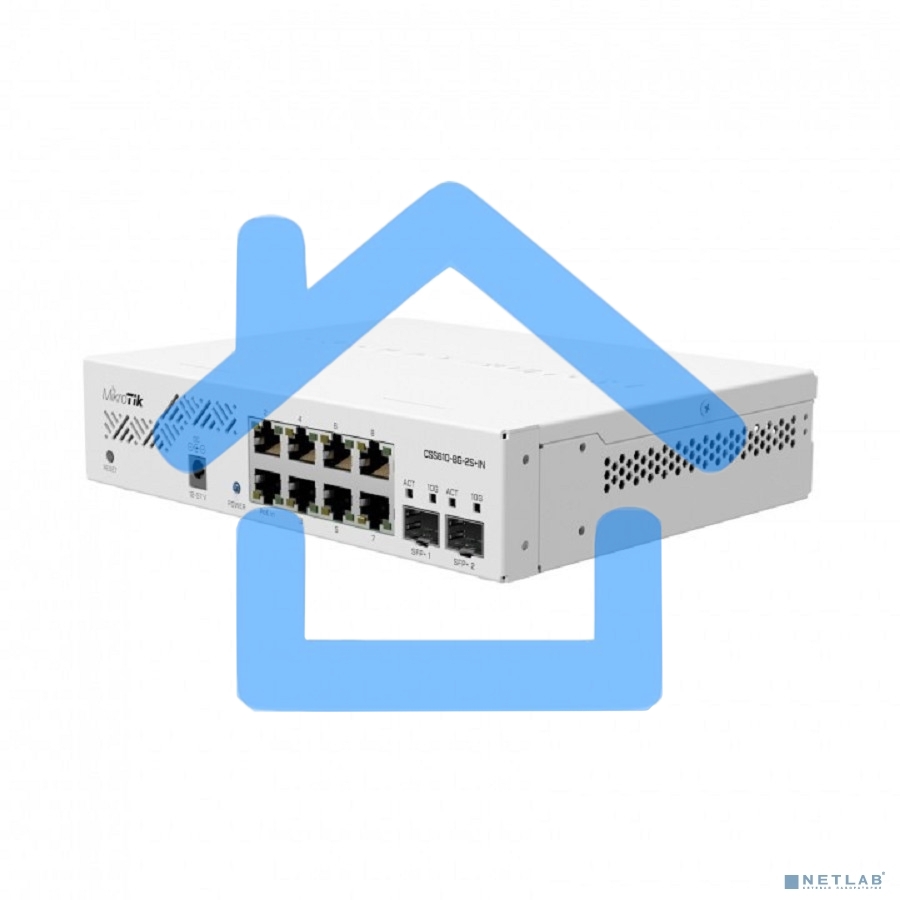 Коммутатор MikroTik CSS610-8G-2S+IN