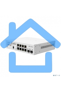 Коммутатор MikroTik CSS610-8G-2S+IN