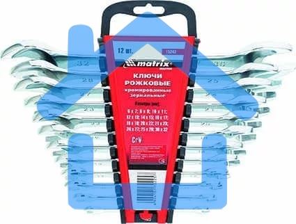 Набор рожковых ключей MATRIX 15242 (6 - 32 мм)12 шт.