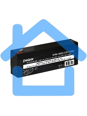 Батарея ExeGate DTM 12022 (12V 2.2Ah), клеммы F1