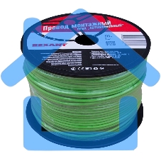 Провод ПГВА Rexant 1х1.00 мм², зеленый, бухта 100 м