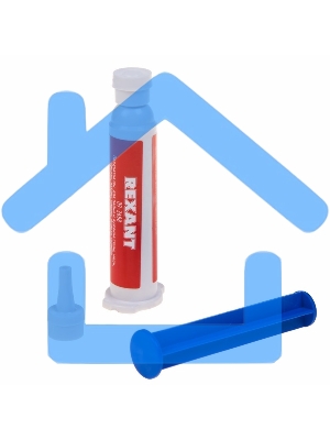 Флюс-гель для пайки Rexant, ПАЯЛЬНАЯ КИСЛОТА, 12 мл, техно-шприц, блистер