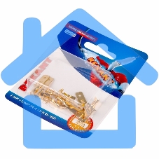 Клемма плоская Rexant, штекер - 6.3 мм, 1-1.5 мм², (РП-п 1.5-(6.3) / DJ611-6.3B), в упак. 10 шт.