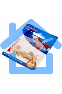 Клемма плоская Rexant, штекер - 6.3 мм, 1-1.5 мм², (РП-п 1.5-(6.3) / DJ611-6.3B), в упак. 10 шт.