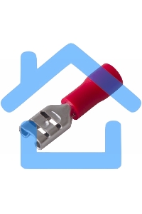 Клемма плоская изолированная гнездо 5.6 мм 0.5-1.5 мм² (РПи-м 1.5-(4.8)/РПИм 1,25-5) Rexant