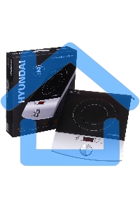 Электрическая плитка Hyundai HYC-0102 серебристый/черный стеклокерамика (настольная)