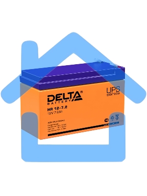Батарея Delta HR 12-7.2 (12V, 7.2Ah)