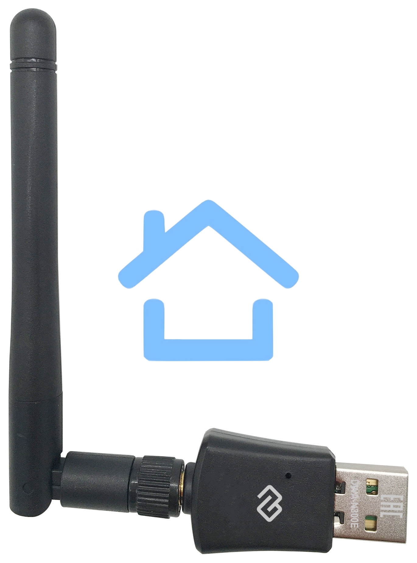 Сетевой адаптер WiFi Digma DWA-N300E N300 USB 2.0 (ант.внеш.съем) 1ант. (упак.:1шт)