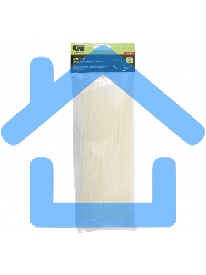 Хомуты, 250 х 4,8 мм, пластиковые, белые, 100 шт. Сибртех