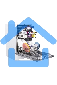 Встраиваемая посудомоечная машина Maunfeld MLP-08PRO, серебристый, 44.8 см, 10 компл., 47 дБ, класс A++