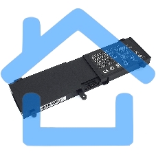 Аккумуляторная батарея для ноутбука Asus N550J 15V 3500mAh OEM черный