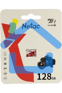 Флеш карта microSDHC 128Gb Netac P500 ECO NT02P500ECO-128G-S (без SD адаптера)