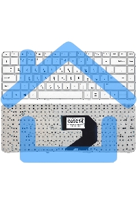 Клавиатура для ноутбука HP Pavilion G4-2000 белый без рамки