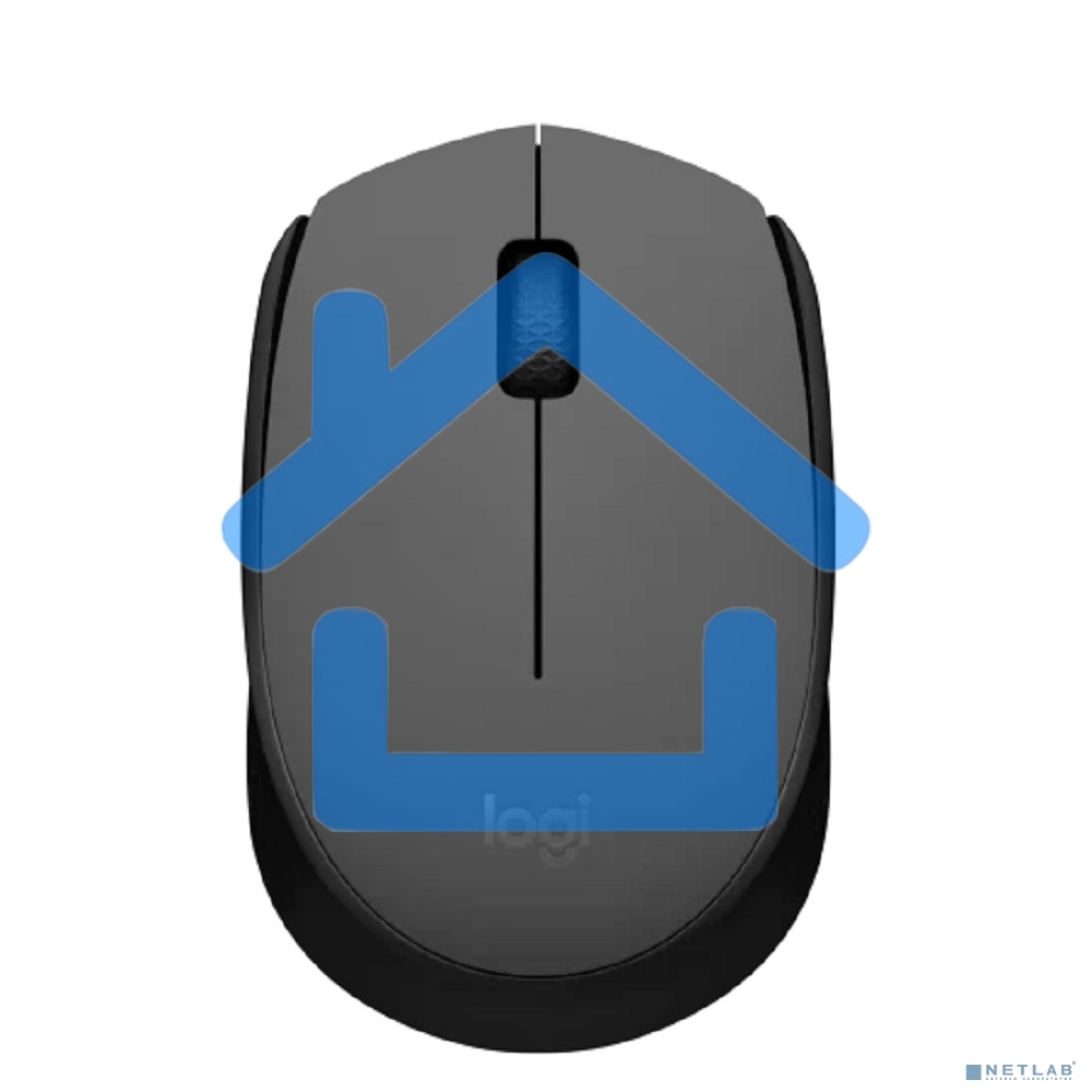 Мышь беспроводная Logitech M171 черный/серый, 1000 dpi, радиоканал, USB, кнопки - 3