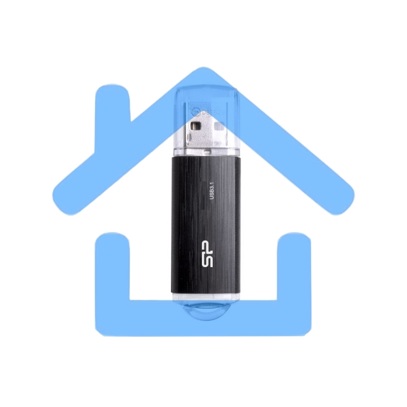 Флешка USB R/W Silicon Power R/W 128Gb Blaze B02 SP128GbUF3B02V1K USB3.1 черный