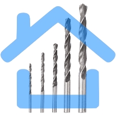 Набор сверл по металлу (HSS) диаметр 4.0-10.0 мм (5 шт.) Kranz