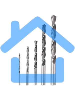 Набор сверл по металлу (HSS) диаметр 4.0-10.0 мм (5 шт.) Kranz