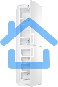 Холодильник Atlant XM-4025-000 белый двухкамерный 225/139л морозилка снизу