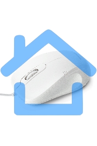 Мышь проводная Crown CMM-502 белый, 1000 dpi, USB, кнопки - 3