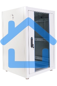 Шкаф телекоммуникационный напольный ЭКОНОМ 18U (600 × 800) дверь стекло, дверь металл