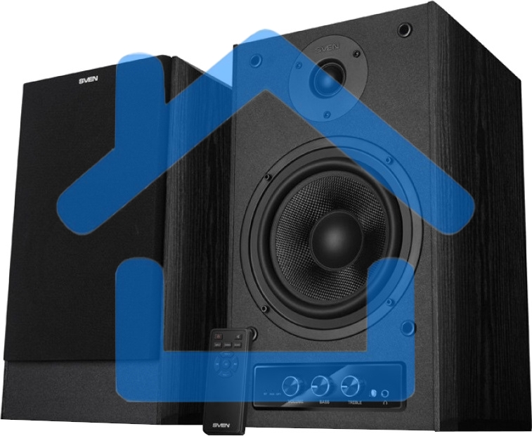 Акустическая система SVEN АС MC-30, черный (200 Вт, Bluetooth, пульт, Optical)