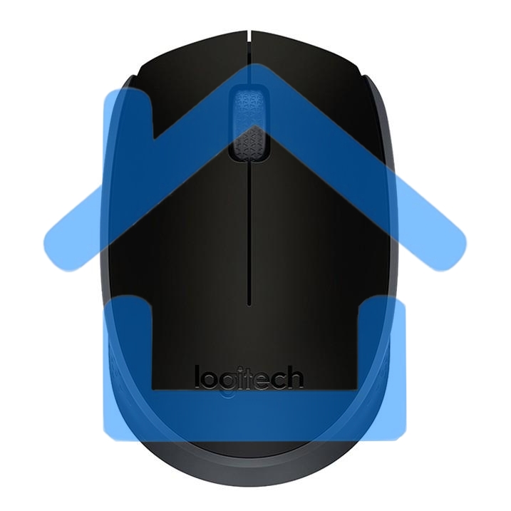 Мышь беспроводная Logitech M171 черный/серый, 1000 dpi, радиоканал, USB, кнопки - 3