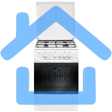 Плита газовая Gefest ПГ 1200 С6 белый, конфорок 4 шт, духовка 63 л, 60 см x 85 см x 60 см