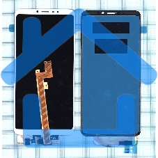 Дисплей для Xiaomi Mi Max 3 в сборе с тачскрином белый